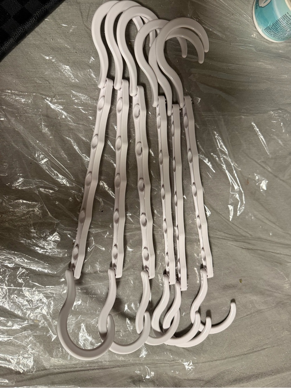 White Multi-Purpose Space-Saving Closet Hangers - Set of 6